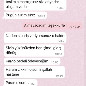 İkili Kumaş Takım Siparişinde Gecikme Ve Saygısız Mesajla Karşılaşma