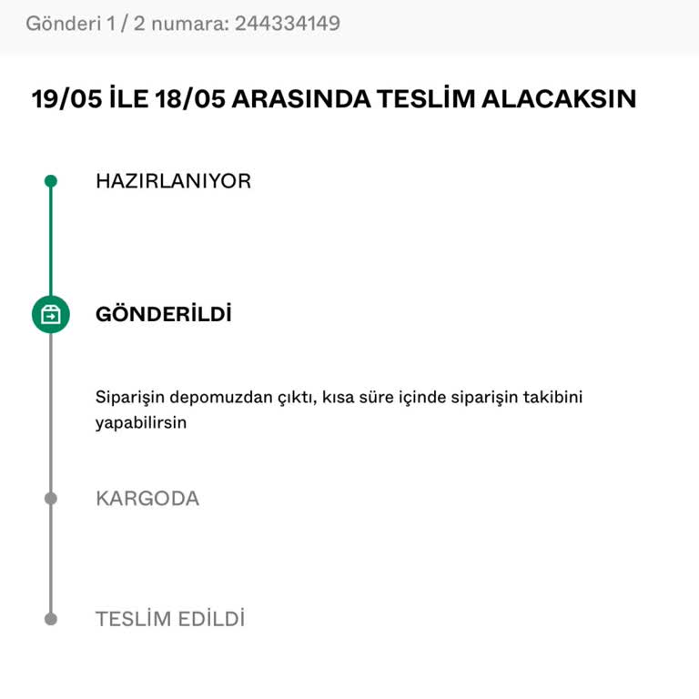 Bershka Siparişimin Teslim Edilmemesi Ve İade Gelmemesi