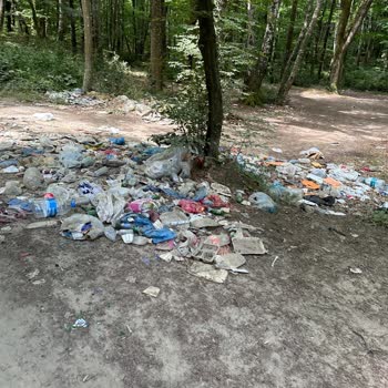 Ayvat Bendi Mesire Alanında Çöp Sorunu