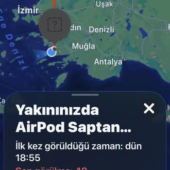 Ajet Airpods Cihazım Uçakta Görünüyor Olmasına Rağmen Bulanamadı
