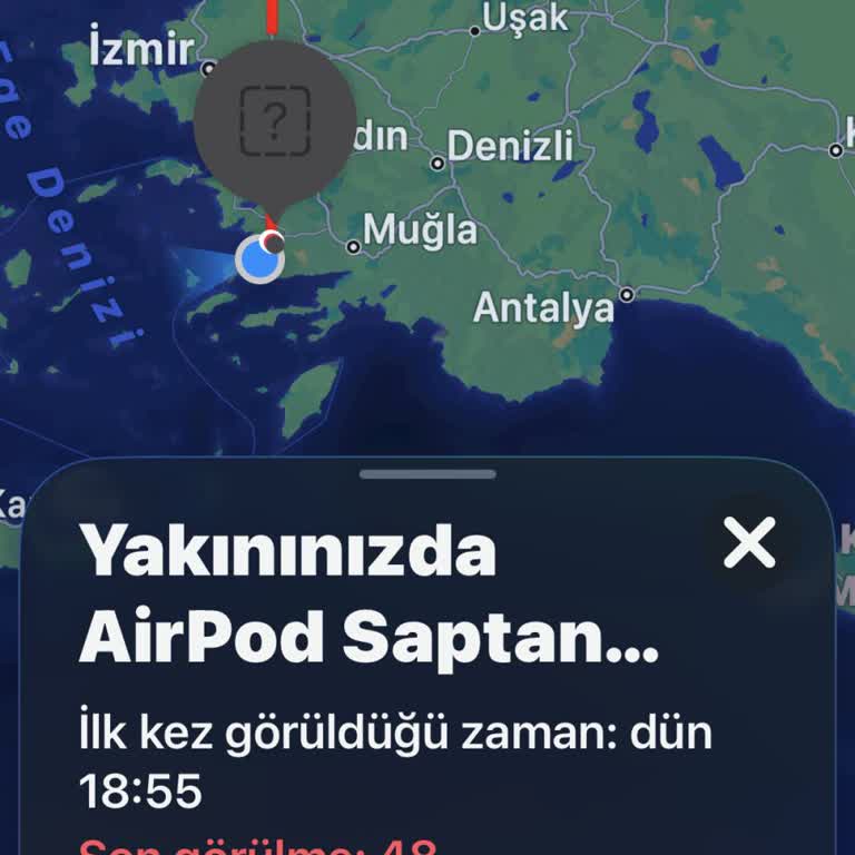 Ajet Airpods Cihazım Uçakta Görünüyor Olmasına Rağmen Bulanamadı