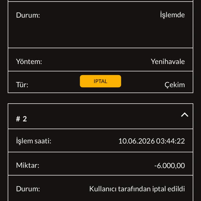 Casibom’da 6000 TL Çekim Talebim İşlemde Kalıyor Ve Destek Alamıyorum