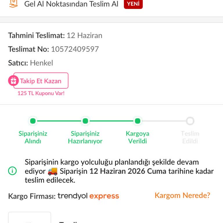 Trendyol Henkel 6'lı Set Olarak Satın Aldığım Ürün Tek Parça Geldi