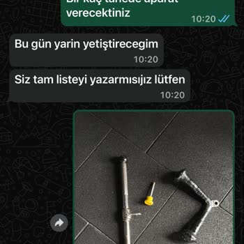 Barbell Seti Teslim Edilmedi, İade Talebi