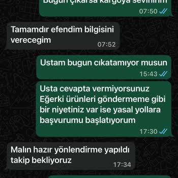Barbell Seti Teslim Edilmedi, İade Talebi