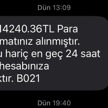 Hesabım Bildirimsiz Kapatıldı Ve 15 Bin TL Bakiye Çekilemiyor