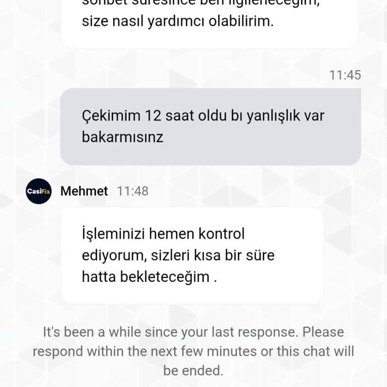 20.000 TL Çekim Talebim 12 Saat Sonra Onaylanmadı, Hesabım Engellendi