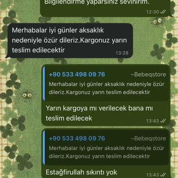 Kargo Gecikmesi Ve İletişimsizlik Nedeniyle Tam İade Talebi