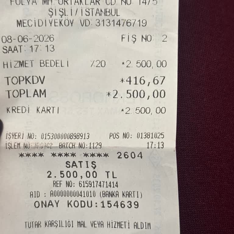 2500 TL Ücretli Üyelik İptali Ve Geri Ödeme Talebi
