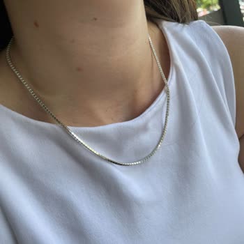 Dönme Yapmaz Gümüş Kolye Açıklamaya Uymuyor Ve İade Yok