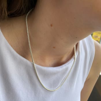 Dönme Yapmaz Gümüş Kolye Açıklamaya Uymuyor Ve İade Yok