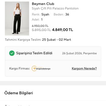 Fermuarı Patlayan Pantolon İçin Tamir Ve Aynı Model Değişim Talebi