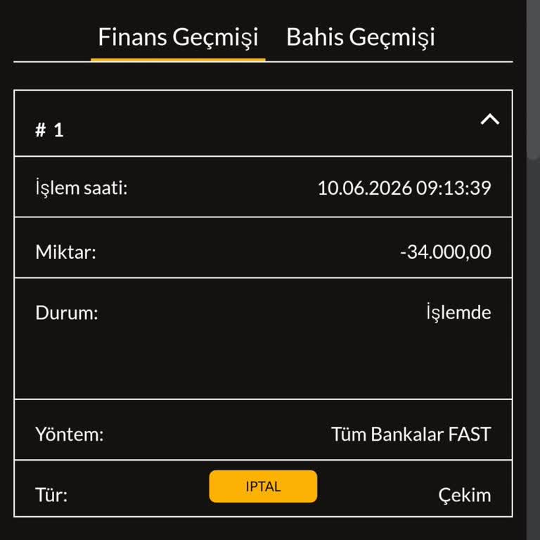Casibom 34.000 TL Çekim Talebinin Hesaba Yatırılmaması ve Destek Hattının Çözüm Sunamaması