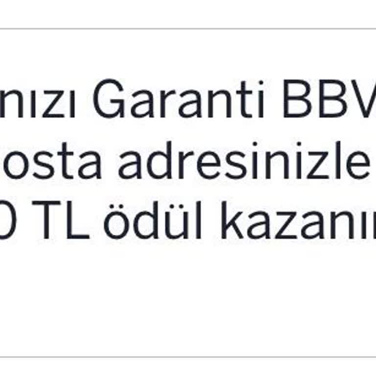Garanti BBVA'dan 650 TL Kripto Kampanyası Ödülünün Verilmemesi Ve Müşteri Hizmetleri İlgisizliği