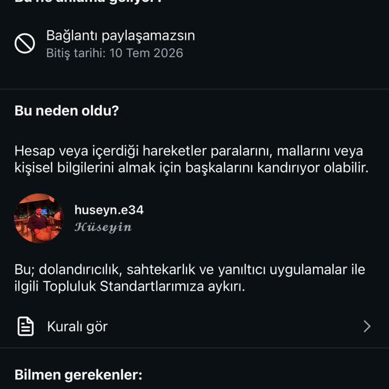 Askıya Alma Uyarısı Ve Tekrarlanan E-posta Doğrulama Sorunu