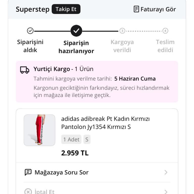 N11'de SuperStep Mağazası Kargoyu Geciktiriyor, İptal Tehdidi