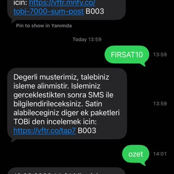 Onaylanmamış Ek Paket Ve 175 TL Fazla Ücret İptali Talebi