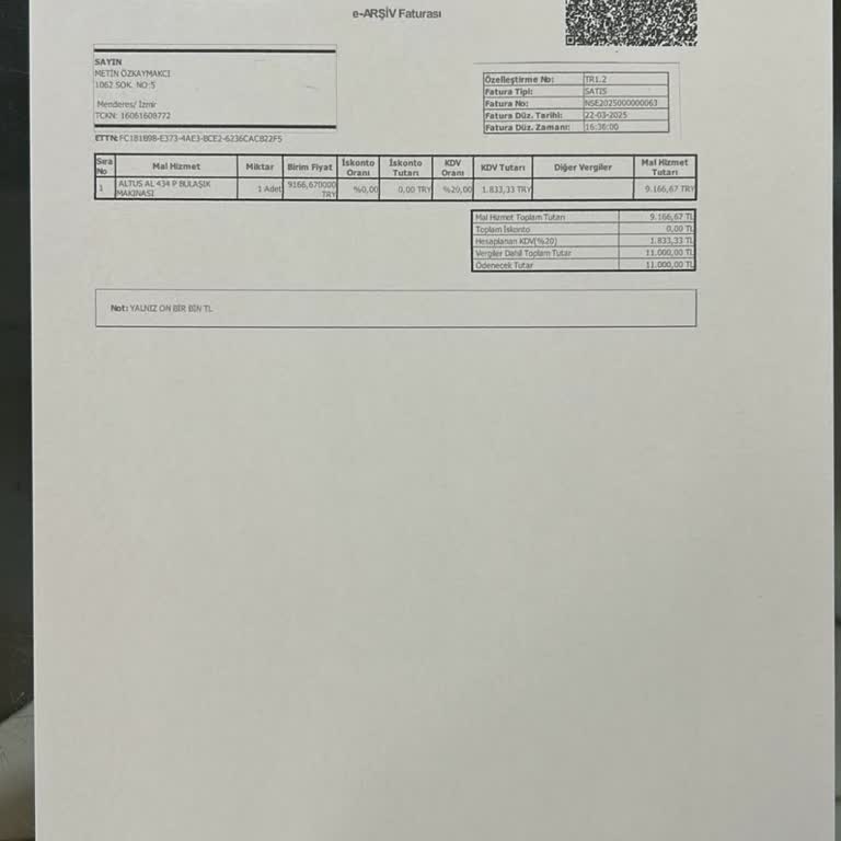 Altus Bulaşık Makinesinin Sürekli Arızası Ve Garantili Değişim Talebi
