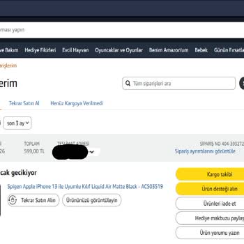 Kargo Gecikmesi Ve Kayıp Ürün İçin Amazon Ve Kolay Gelsin'den Hızlı Çözüm Talebi