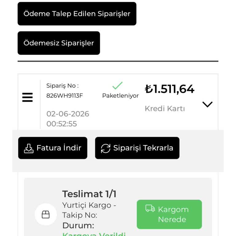 Hazırlanıyor Olarak Kalan Siparişim 9 Gün Boyunca Cevapsız Bırakıldı