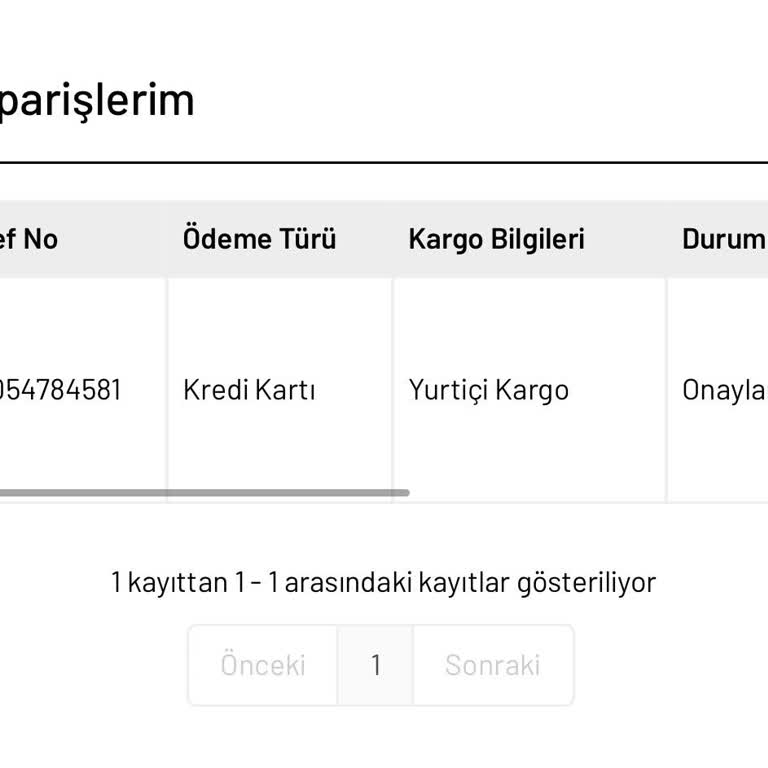 Nuum Design Siparişimin Tamamen İptal Edilmesi