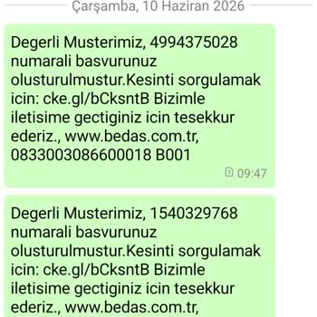 Saat 09.00’dan Elektrik Kesintisi Ve Bedaş’ın Çözüm Bulamaması