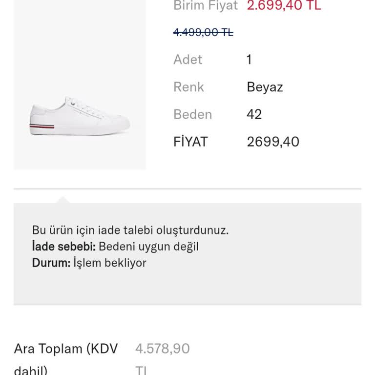 Tommy Hilfiger Altı Aylık İade Ödemesi Hâlâ Gelmedi