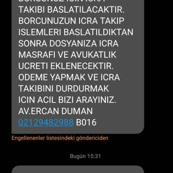Vodafone Adlı Sahte Aramaların Ve SMS’lerin İncelenmesi Talebi