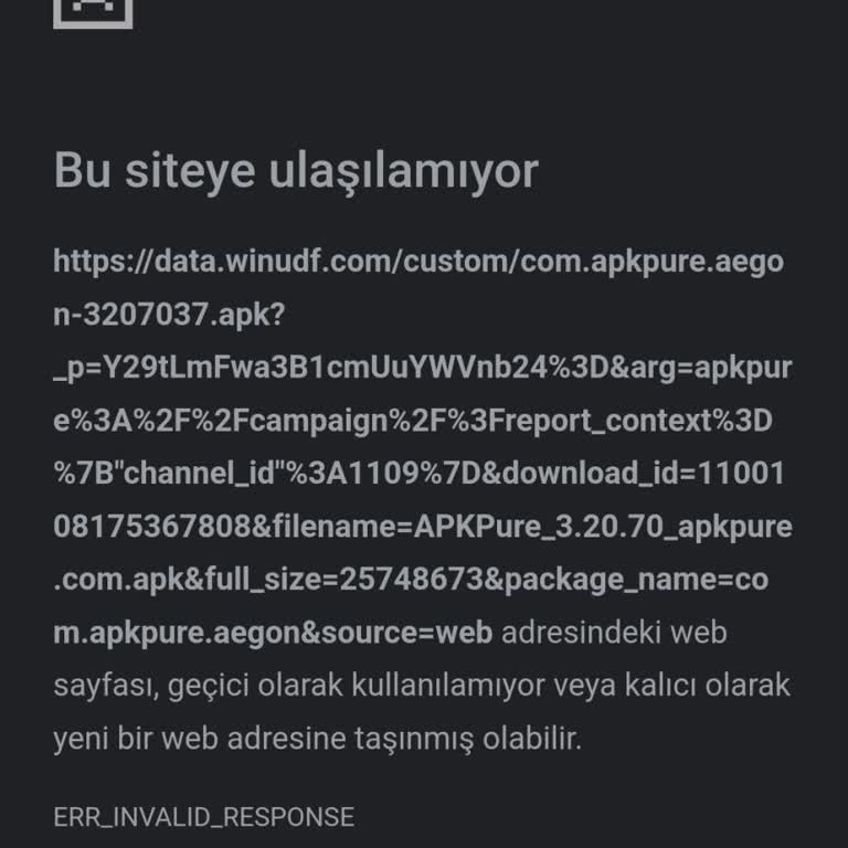 Bimcell Ağı Üzerinden Apkpure Sitesine Erişim Engeli
