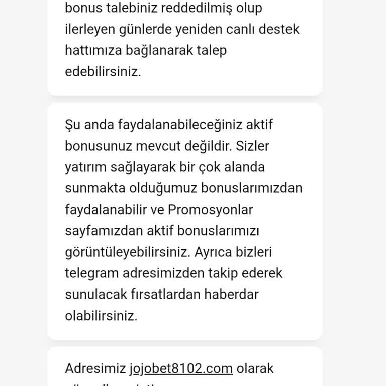 Jojobet’te 5.000 TL Jest Bonusumun Dört Ay Süreyle İhmal Edilmesi