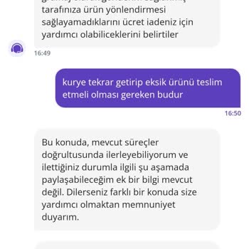 Getir'den Tatlıbak Siparişinde Yarım Kilo Eksik Ve İade Sorunu