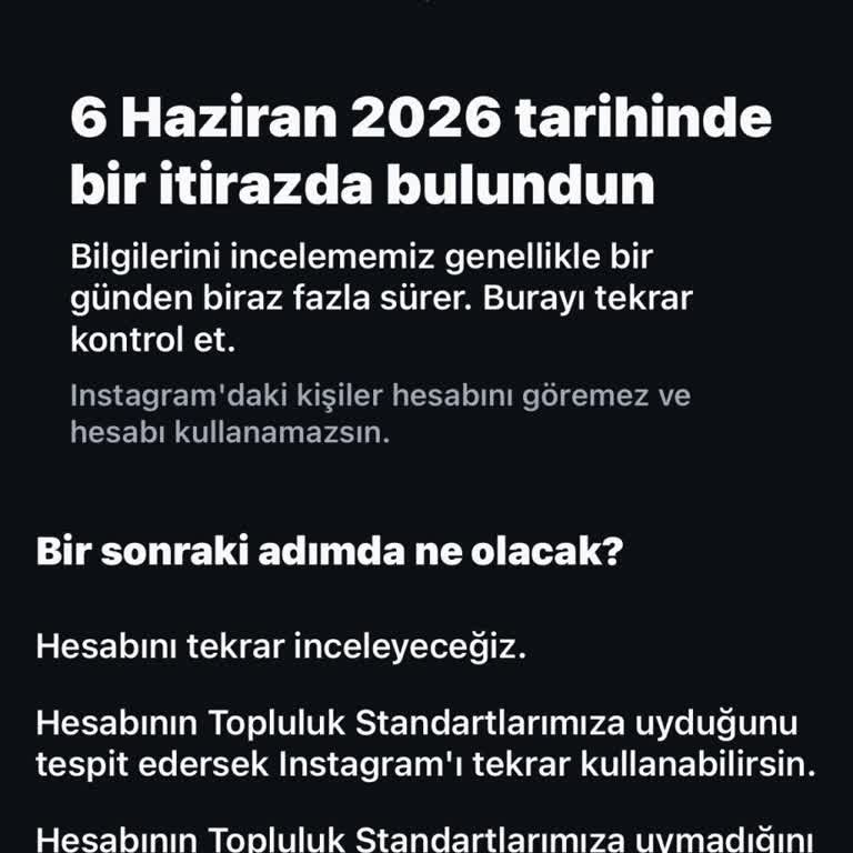 Instagram Hesabım Haksız Kapatıldı, Acil Açılma Talebi