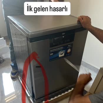 Beko Bulaşık Makinesinde De İkinci Değişimde Sol Taraf Kasma Ve Su Sızıntısı