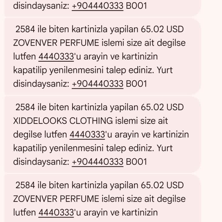 Garanti BBVA Kartıma İzinsiz İşlemler Yapıldı Ve Geri Ödeme Talep Ediyorum