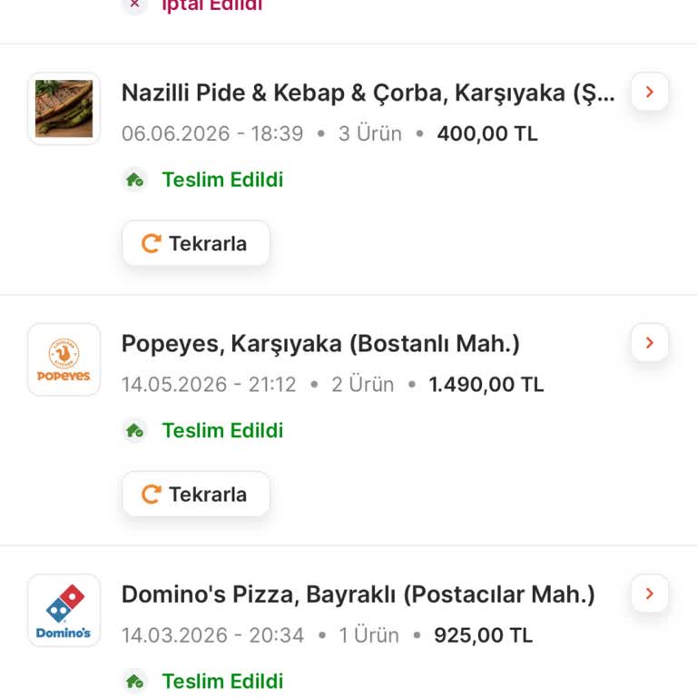 Migros Yemek Siparişimin Bildirimsiz İptali Ve Uzun Bekleme Süresi