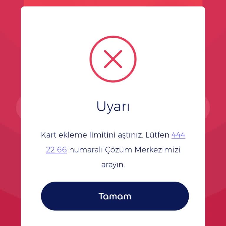 Ticket Restaurant Kartı Eklenemiyor, Limit Aşıldı Hatası Ve Canlı Destek Yok