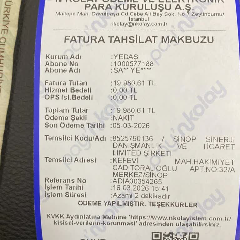 YEDAŞ’ın 1378888 Numaralı Bağlantı Başvurusunda Elektrik Çekim Gecikmesi Mağduriyet Yaratıyor