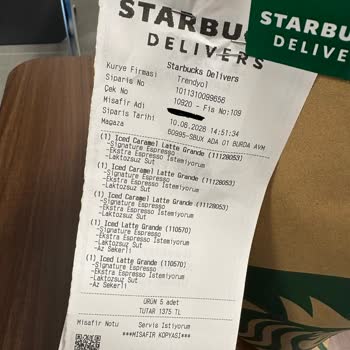 Trendyol GO’da Eksik Kahve Ve İade Reddi Mağduriyeti