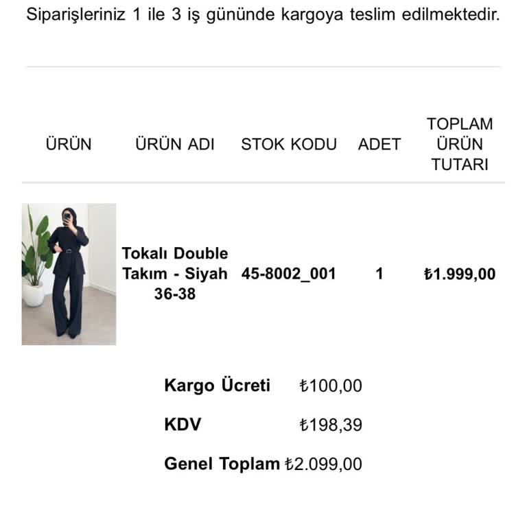 Sindal Giyim Sahte Takip Numarası Ve Kargoya Verilmeyen Sipariş İçin İade Talebi