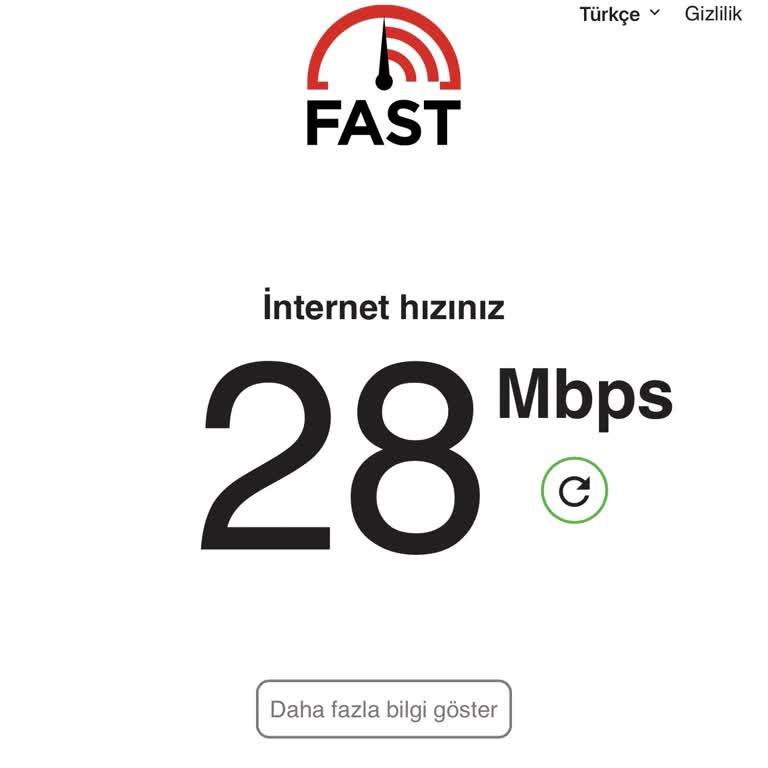 1000 Mbps Sözleşmeli Hızın Sürekli 30 Mbps Olarak Düşmesi