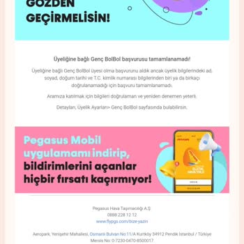 Genç Bol Bol Üyeliği Başvurusu Sistem Tarafından Sürekli Reddediliyor