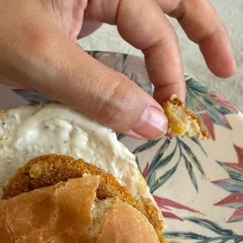 Aro Piliç Schnitzelinden Tüy Çıktı Hijyen Ve Güven Sorunu