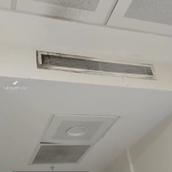 Mersin Üniversitesi Hastanesi Hasta Yatan Odalardaki Klima Ve Hava Üfleme Bölümünden Toz Geliyor!