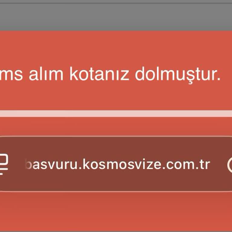 Kosmos Sistemindeki Donmalar Ve SMS Sınırlamaları Randevu Alımını Engelliyor