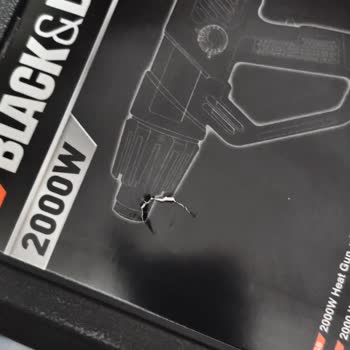 Hasarlı Black+Decker Sıcak Hava Tabancası İçin Sıfır Ürün Değişimi