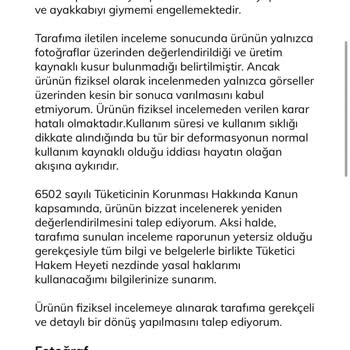Skechers Ayakkabım Kısa Kullanımda Kırıldı, Fiziksel İnceleme Ve Değişim Talebi