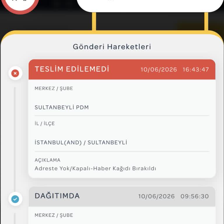 PTT Kargo Muhatap Bulamıyorum