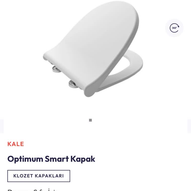 Kale Klozet Kapağının Sürekli Arızası Ve Kalıcı Çözüm Talebi