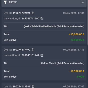 15.900 TL Çekim Talebim İptal Edildi Ve Sürekli Ertelenen İnceleme