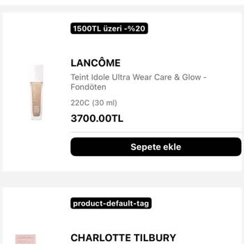 Piazza Avm Sephora Mağazasında Yüksek Harcama Yapan Müşteriye Tester Ve Numune Verilmemesi